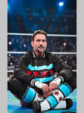 2025 Night of Champions CM Punk Varsity Jacket Black