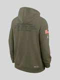 2025 Salute to Service San Francisco 49ers Hoodie Olive Green