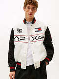 APXGP Tommy Hilfiger Satin Boxy Varsity Jacket