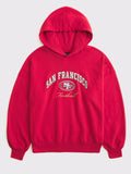 Abercrombie 49ers Sunday Hoodie Red