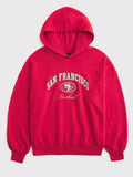 Abercrombie 49ers Sunday Hoodie Red