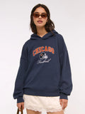 Abercrombie Chicago Bears Sunday Hoodie Blue