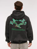 Abercrombie Eagles Hoodie Black