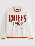 Abercrombie Kansas City Chiefs Graphic Crew Sweatshirt