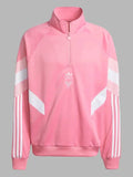 Adidas Inter Miami CF Originals Half-Zip Crew Sweatshirt Pink