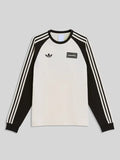 Adidas Oasis 3 Stripes Long Sleeve T-Shirt Cream-Black