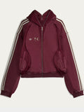 Adidas Thug Club Teamgeist Hooded Zip-Up Jacket Maroon