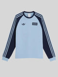 Adidas x Oasis Tour 3-Stripes Long Sleeves T-shirt Blue