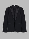 Alexander Mcqueen Tailored Tuxedo Jacket Black