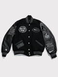 All The Right x New York Jets Rivalry Jacket Black