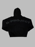 BP Full Rhine stone Hoodie Black