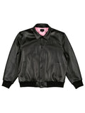 BXR Tonal Arch Leather Jacket Black