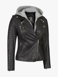 Bagheria Black Womens Leather Jacket