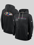 Baltimore Ravens 2025 Crucial Catch Hoodie