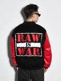 Black and Red Raw Is War Jacket
