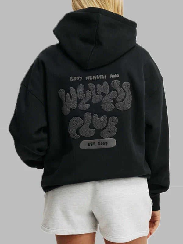 Body Health and Wellness Club Hoodie Black