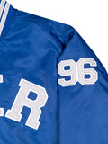 Born x Raised College Stadium Blue Satin Jacket