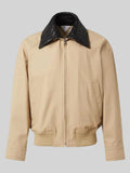 Bottega Veneta Cotton Twill Blouson Jacket Beige