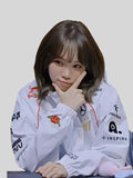 Chaewon T1 Jacket White