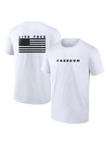 Charlie Kirk Freedom Live Free USA Flag T-shirt White