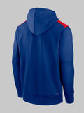 Chicago Cubs Authentic Collection Mens Nike Therma MLB Pullover Hoodie Blue