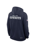 Dallas Cowboys Nike 2025 Sideline Hoodie Navy