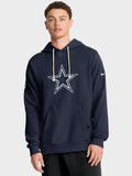 Dallas Cowboys Nike Navy Sideline Initial Home Hoodie