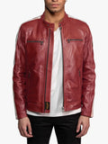 Daytona 73 Red Leather Jacket