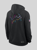 Detroit Lions Nike Black 2025 Crucial Catch Hoodie