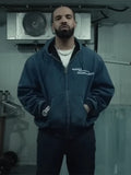 Drake Iceman Hooded Blue Jacket