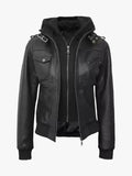 Edinburgh Women’s Black Leather Jacket