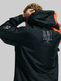 F.C. Real Bristol Death Stranding Jacket Orange_Black