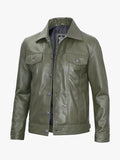 Fernando Real Trucker Leather Jacket