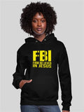 Firm Believer In Jesus FBI Hoodie Black