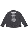Fortnite Balenciaga Denim Jacket Black