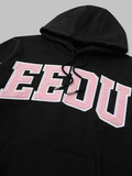 Geedup Team Logo Black and Pink Hoodie
