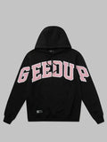Geedup Team Logo Hoodie Black and Pink