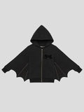 Ghost Bat Hoodie Black