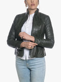 Vanessa Green Leather Jacket