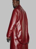 Gucci Shiny Red Trench Coat