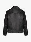 Hendrix Black Leather Jacket Mens