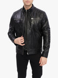 Henry Black Leather Jacket
