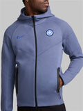Inter Milan Tech Fleece Windrunner Mens Nike Football Full-Zip Hoodie