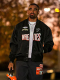Jalen Hurts Wheaties Varsity Jacket Black