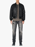 John Elliott Andes Bomber Leather Jacket