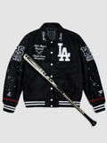 Joshua Vides Dodgers Jacket Black
