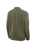 Kansas City Chiefs Nike 2025 Salute to Service Bomber Jacket Olive