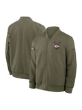 Kansas City Chiefs Salute to Service Bomber Jacket 2025