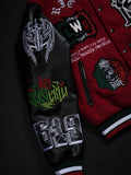 LWO Red & Black Letterman Jacket WWE