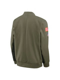 Las Vegas Raiders Nike 2025 Salute to Service Bomber Jacket Olive